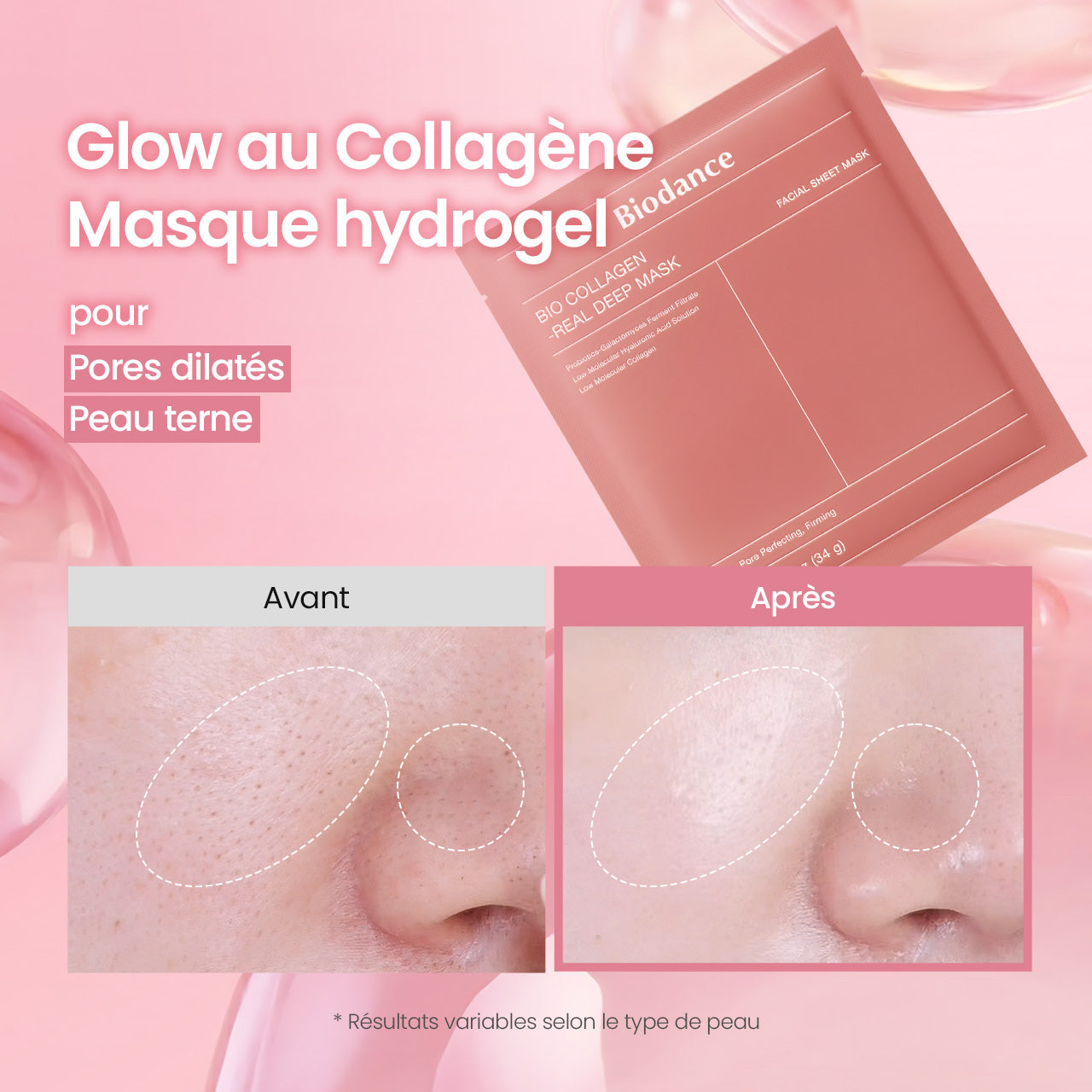 biodance-bio-collagen-real-deep-mask-gesichtsmaske-overnight-4-st-ck-poren image 2