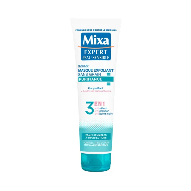 mixa-visage-sans-grain-purifiant-maske-150ml-zink image 1