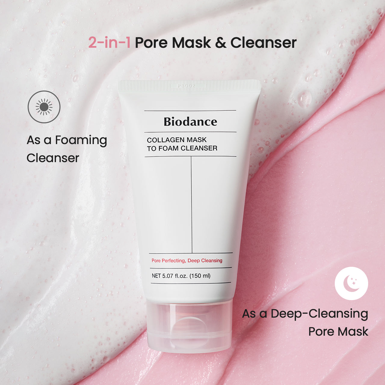 biodance-collagen-mask-foam-cleanser-poren-2in1 image 3