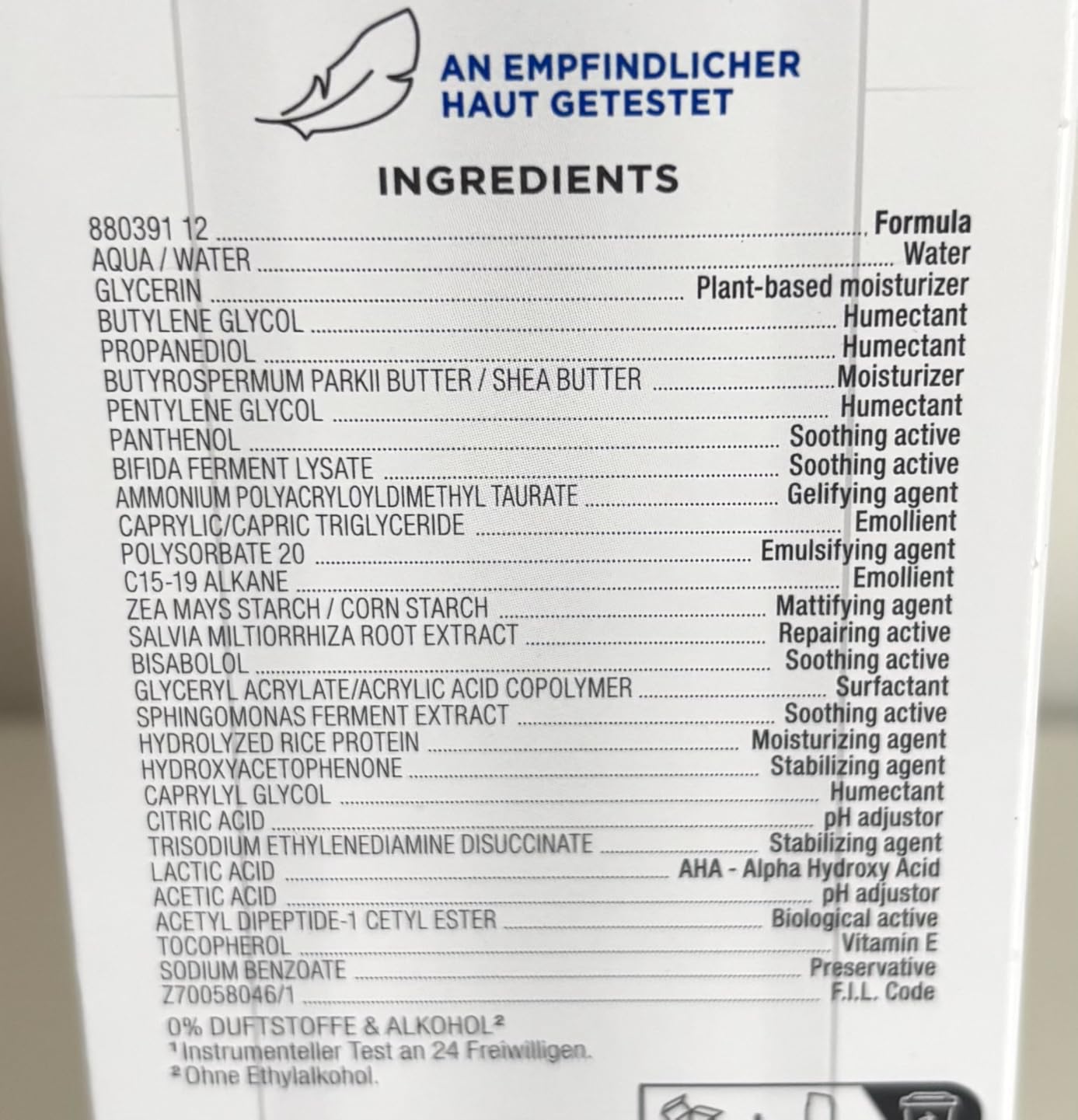 Solide Feuchtigkeit