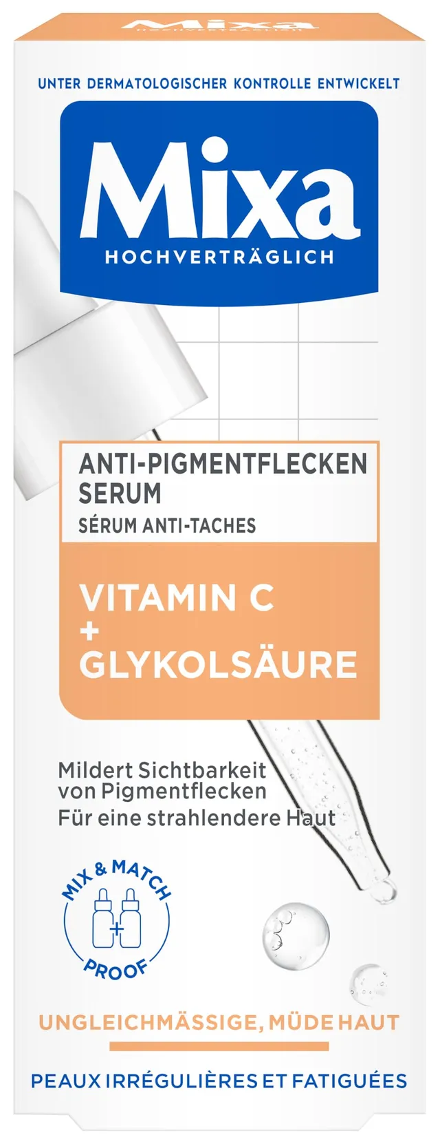 mixa-visage-anti-pigmentflecken-serum-vitamin-c-niacinamid-lsf-20-30-ml image 1