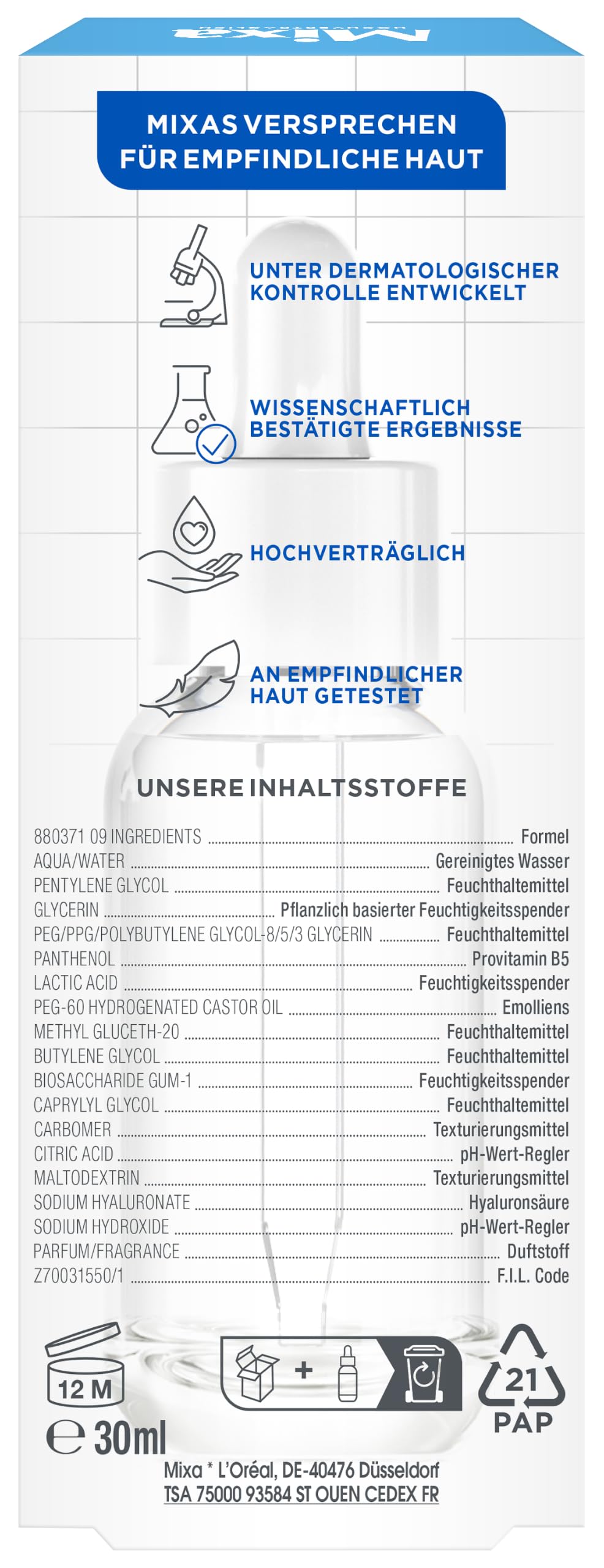 mixa-visage-anti-trockenheit-gesichtsserum-30-ml-hyaluron image 2