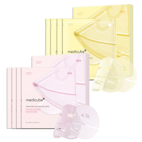medicube-pink-pdrn-jelly-mask-duo-8er-mit-lachs-dna-glow image 6