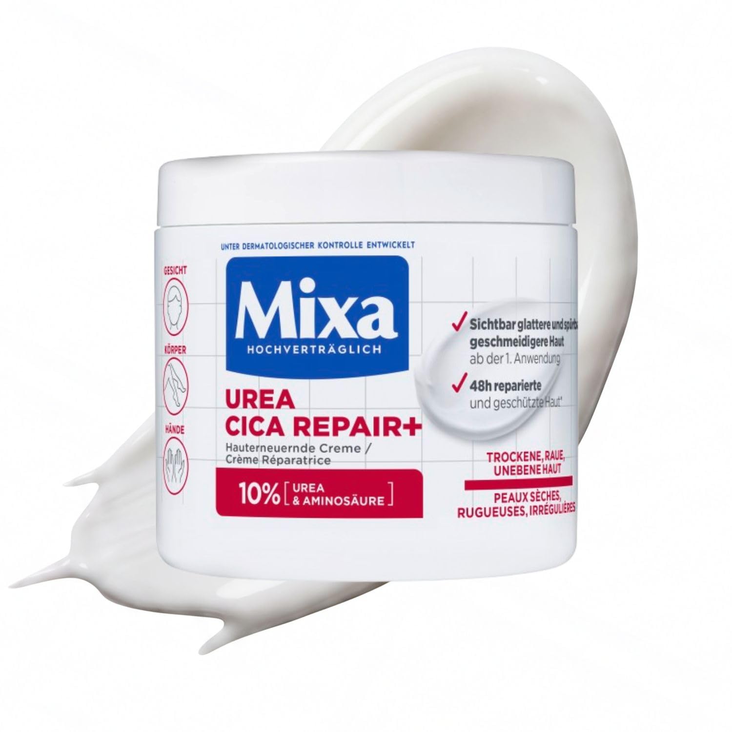 mixa-corps-urea-cica-repair-bodylotion-400-ml-trockene-haut image 1