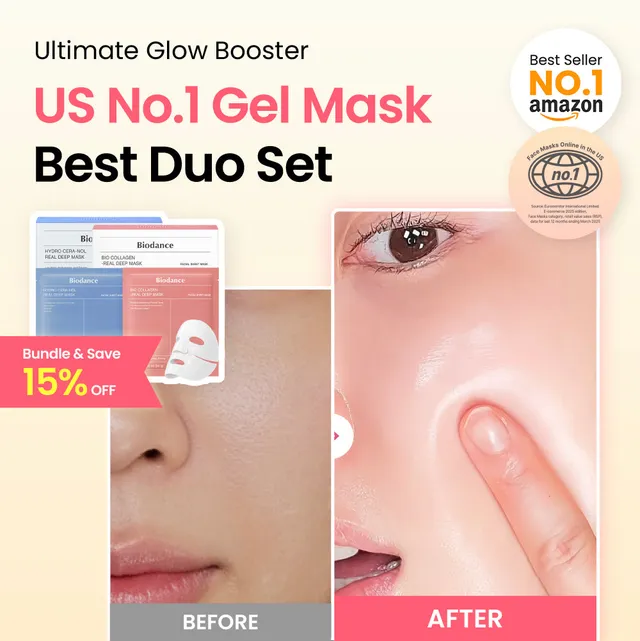 biodance-collagen-masken-duo-pink-blau-2er-set image 1