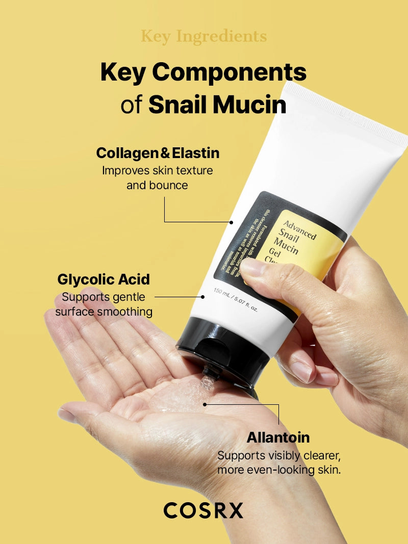 cosrx-snail-mucin-gel-cleanser-reinigungsgel-150ml-mild image 7