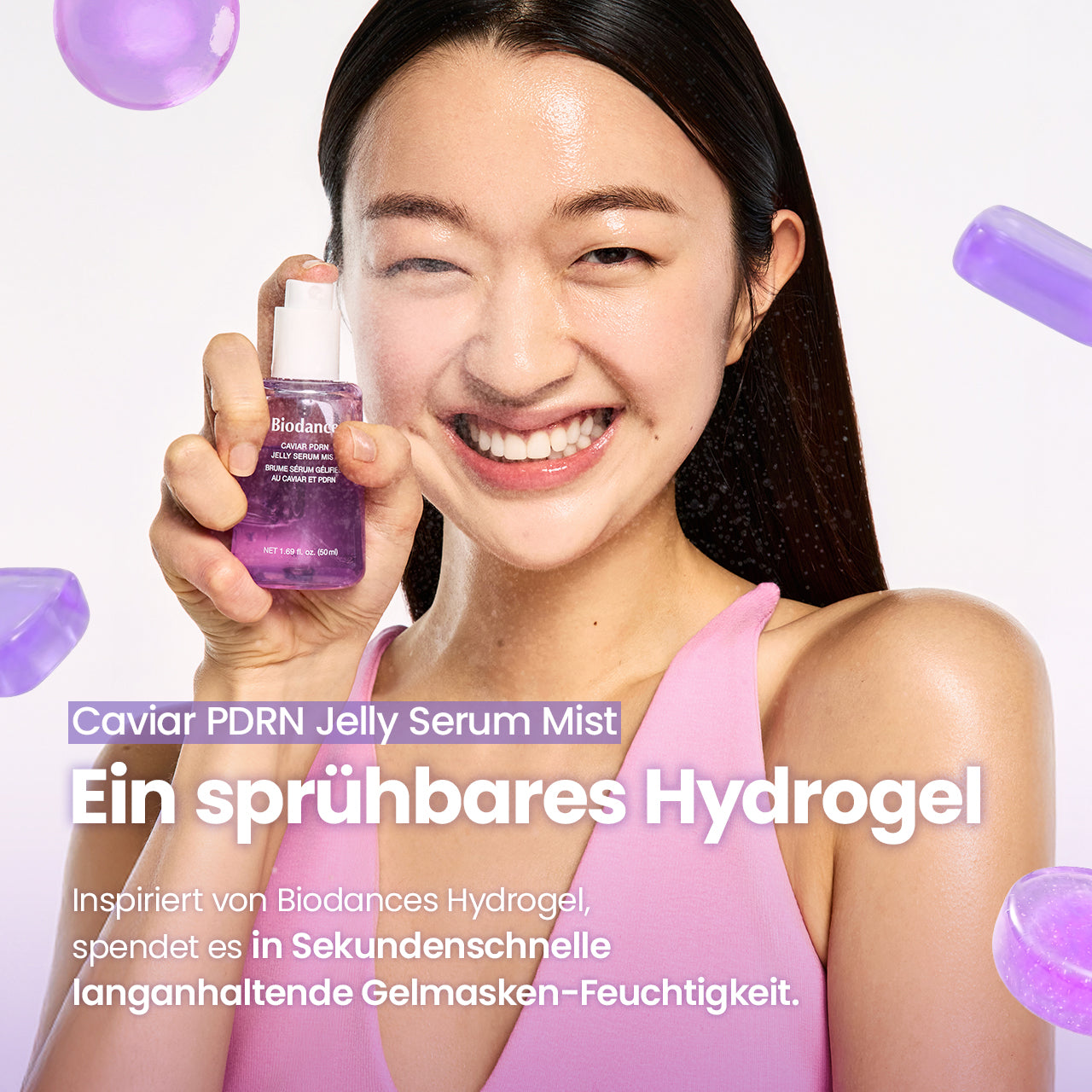 biodance-caviar-pdrn-jelly-serum-mist-spray-glass-skin-2 image 2