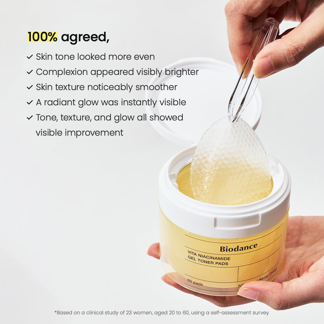 biodance-vita-niacinamide-gel-toner-pads-glow image 6