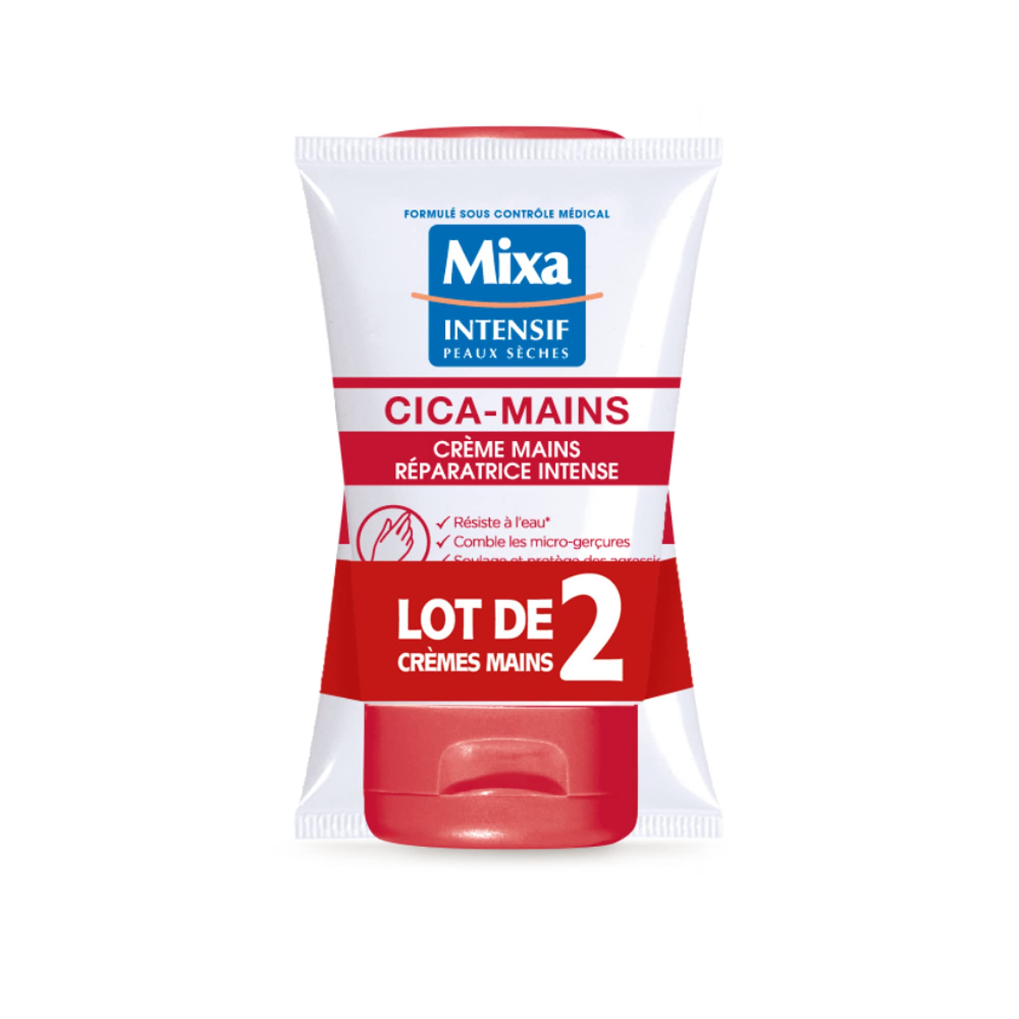 mixa-corps-cica-mains-handcreme-2x50-ml-trockene-h-nde image 1