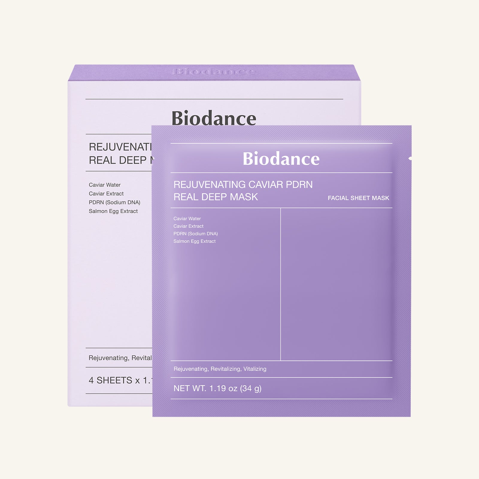 biodance-caviar-pdrn-real-deep-mask-tuchmaske-feuchtigkeit image 1