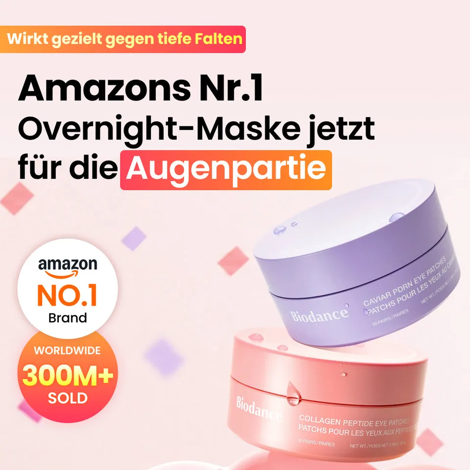 biodance-collagen-peptide-augenpads-hydrogel-augenpads-f-r-pralle-augenpartie image 1