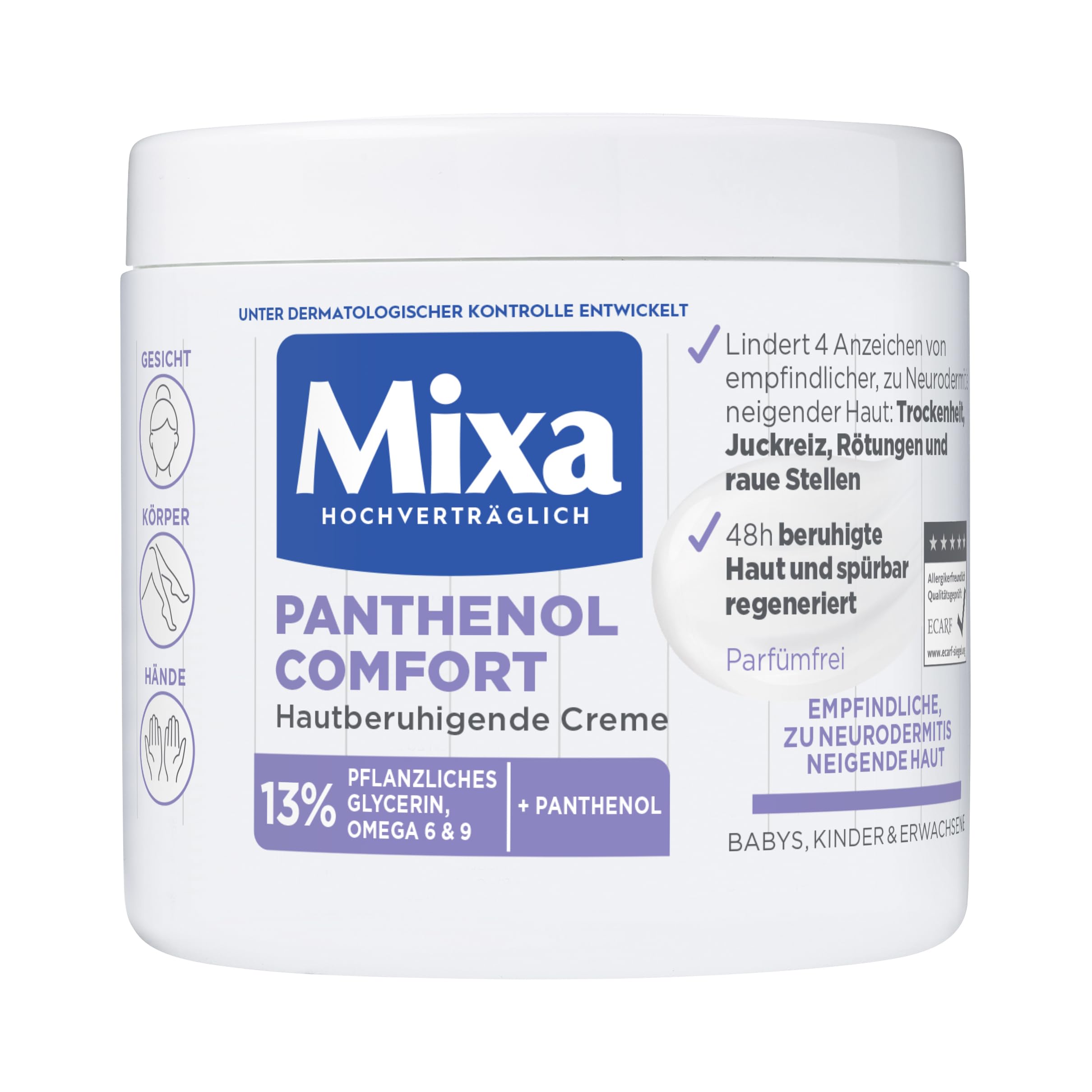 mixa-panthenol-comfort-creme-400-ml-neurodermitis-haut image 1
