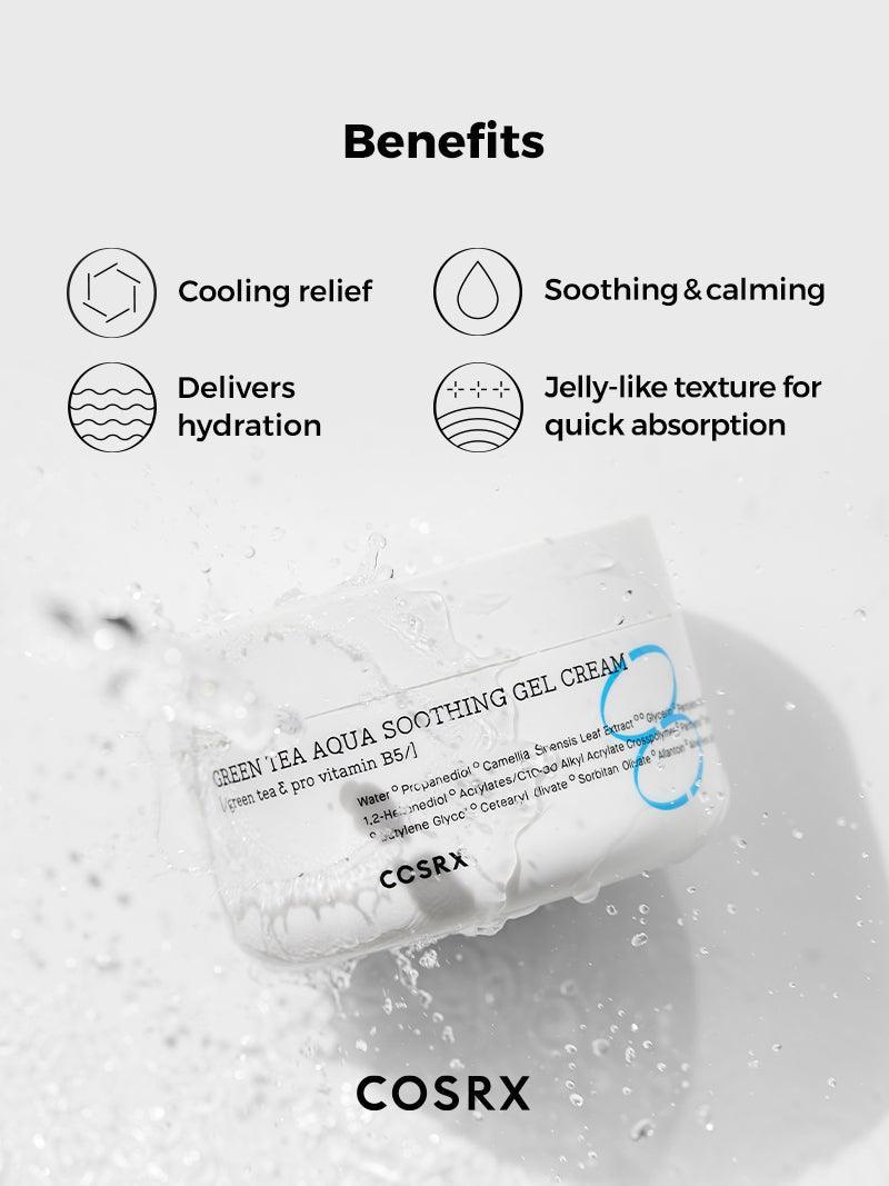 cosrx-hydrium-green-tea-aqua-gel-cream-gesichtscreme-50ml image 3