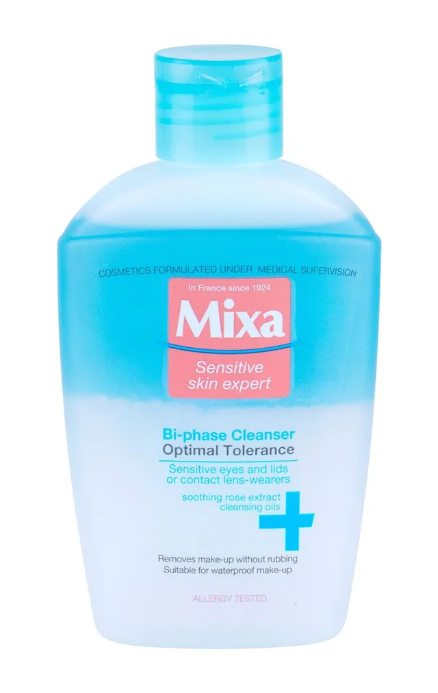 mixa-visage-bi-phase-cleanser-augen-make-up-entferner-125ml image 1