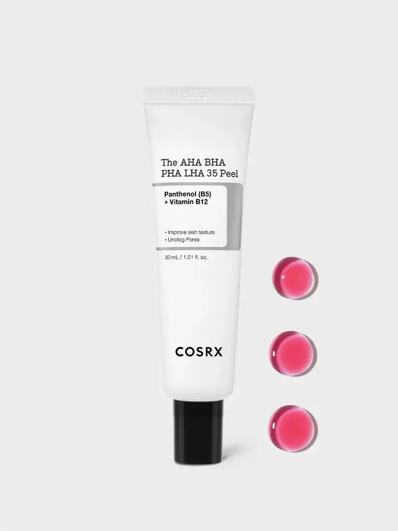 cosrx-aha-bha-pha-lha-35-peel-gesichtspeeling-30-ml-f-r-poren image 1