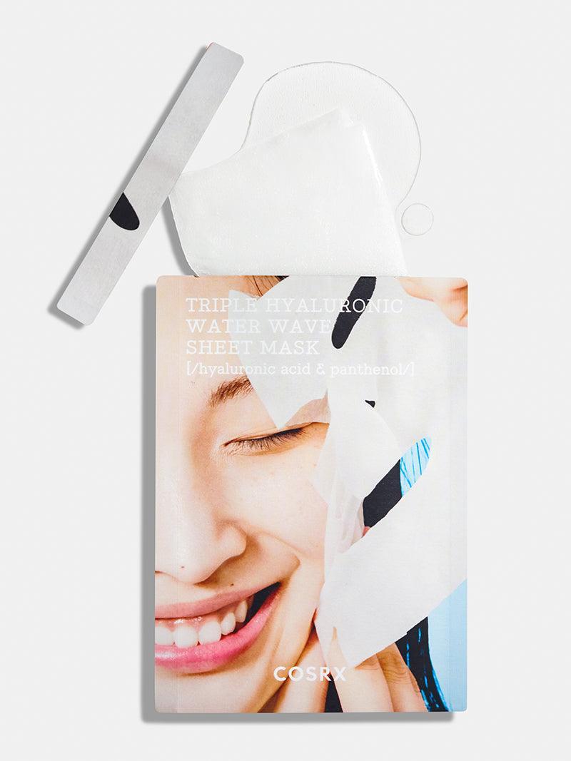 cosrx-hyaluronic-acid-hydrium-triple-hyaluronic-tuchmaske-feuchtigkeit image 3