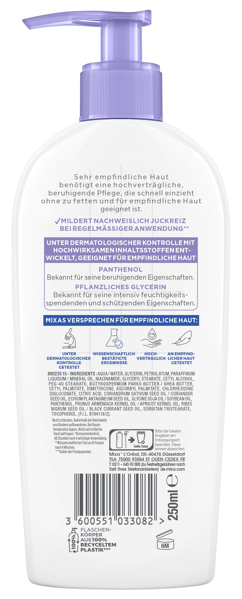 mixa-corps-panthenol-comfort-bodylotion-250-ml-empfindliche-haut image 2