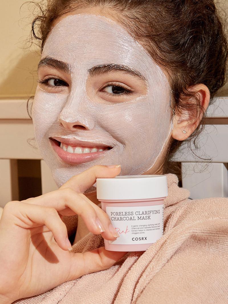 cosrx-aha-bha-poreless-clarifying-charcoal-mask-pink-110g image 6