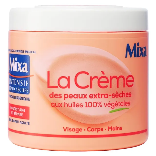 mixa-intensive-hautcreme-extra-trocken-400ml-mandel-aprikose image 1
